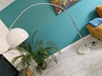 Witte booglamp, marmeren voet, Christian Koban, Ophalen, Gebruikt, 150 tot 200 cm