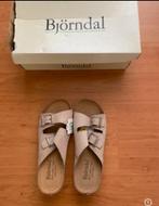 Slippers/sandalen beige Bjorndal: maat 37: Nieuw!, Slippers, Verzenden, Beige, Nieuw