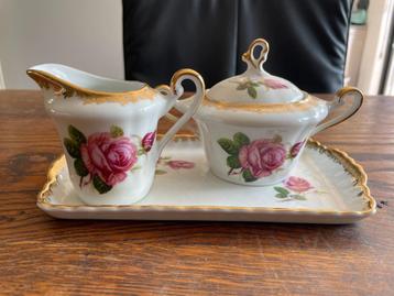 Vintage roomstelletje Rheinpfalz Hartporzellan Germany beschikbaar voor biedingen