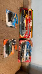 4x Speelgoed auto in doos majorette matchbox hotwheels, Verzenden, Zo goed als nieuw