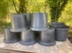 Plastic bloempotten 5 liter  (15 stuks), Tuin en Terras, Bloempotten, Ophalen, Kunststof, Rond, Zo goed als nieuw