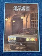 Brochure PEUGEOT 604 / 1981-NL., Peugeot, Ophalen of Verzenden, Zo goed als nieuw