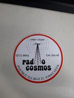 sticker radio Cosmos Vinkeveen (Z145-127), Verzamelen, Stickers, Ophalen of Verzenden, Zo goed als nieuw