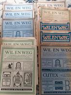 Tijdschrift 10 x Wil en Weg losse prenten, advertenties, Ophalen of Verzenden