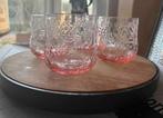 4x Iittala Frutta glazen van 25cl in kleur zalmroze, Glas of Glazen, Ophalen of Verzenden, Overige stijlen, Glas