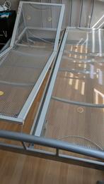 2 persoon bed incl. 2 spiraalbodems verstelbaar, Ophalen, Tweepersoons, 140 cm, 200 cm