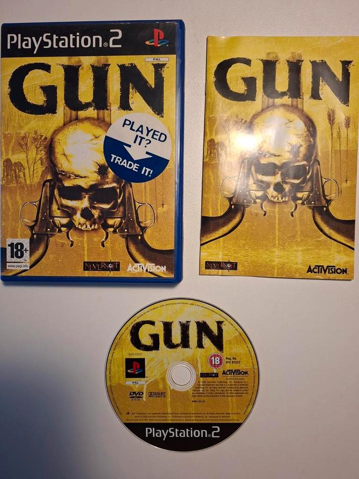 GUN - PlayStation 2 - Actie Avontuur, Spelcomputers en Games, Games | Sony PlayStation Vita, Gebruikt, Avontuur en Actie, 1 speler