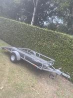 Motor / scooter aanhanger met rijplaat en reserve wiel, Ophalen