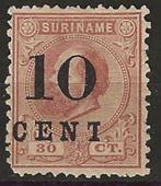 Suriname - NVPH 33f(*) zonder gom zoals uitgegeven [1905], Verzenden