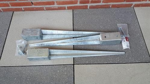 Verzinkte paaldragers, Tuin en Terras, Palen, Balken en Planken, Nieuw, Palen, Minder dan 180 cm, Ophalen