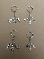 4 verschillende sleutelhangers wijn glas druif wijnfles....., Ophalen of Verzenden, Nieuw, Overige typen