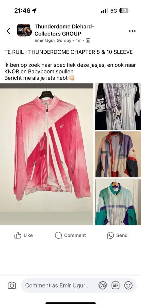 THUNDERDOME CHAPTER 8 & 10 FOR TRADE, Kleding | Heren, Sportkleding, Zo goed als nieuw, Racketsport, Maat 52/54 (L), Overige kleuren