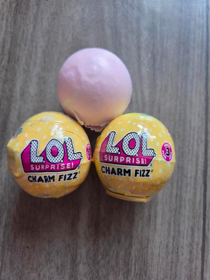 3 L.O.L. Surprise Charm Fizz badbruisballen (NIEUW), Kinderen en Baby's, Speelgoed | Badspeelgoed, Nieuw, Ophalen of Verzenden