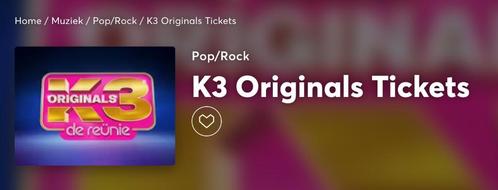 K3 De Reünie - 11 april Rotterdam middag - 2x zitplaatsen, Tickets en Kaartjes, Concerten | Nederlandstalig, Twee personen, Juni