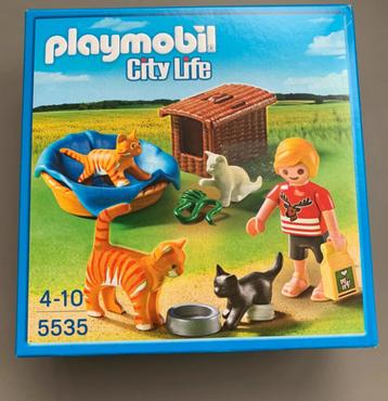 Playmobil City Life Poezenfamilie 5535 - Zeldzaam! beschikbaar voor biedingen