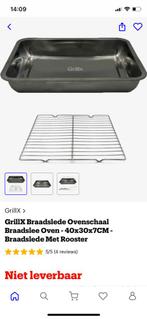 Grillx braadslede ovenschaal 40x30x7 cm, nieuw, Ophalen of Verzenden, Nieuw