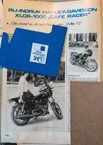 Verslag 1977 Harley Davidson XLCR 1000 cafe racer, Verzenden, Zo goed als nieuw, Motoren