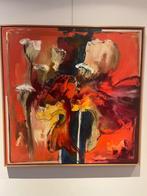 Schilderij modern gesigneerd. Olieverf op doek, Ophalen