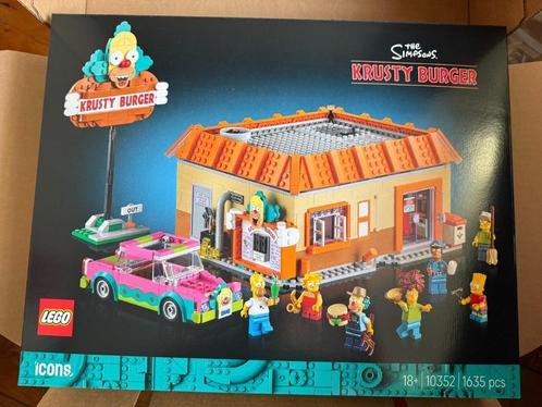 Lego 10352 Icons The Simpsons Krusty Burger, Kinderen en Baby's, Speelgoed | Duplo en Lego, Nieuw, Lego, Complete set, Ophalen