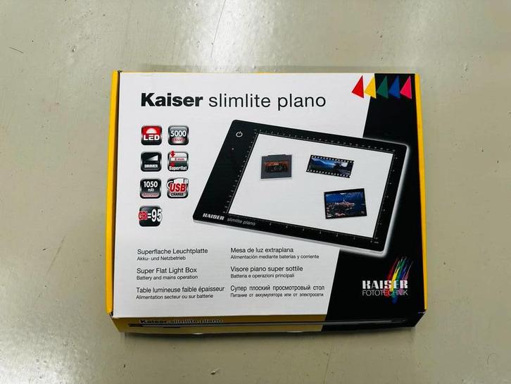 Kaiser Slimlite Plano Lichtbak, Audio, Tv en Foto, Fotografie | Doka Toebehoren, Zo goed als nieuw, Ophalen of Verzenden