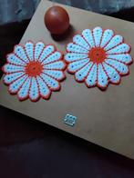 2 gehaakte onderzetters Retro, Antiek en Kunst, Ophalen