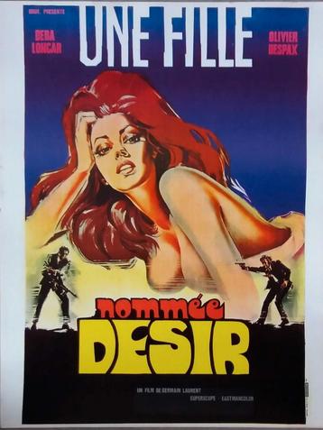Une Fille nommée désir 1968 vintage sexy poster beschikbaar voor biedingen