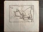 Antieke kaart (vestingkaart) Bergen op Zoom C. Merian 1660, Antiek en Kunst, Ophalen of Verzenden