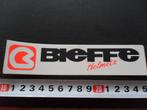 sticker BIEFFE Helmets  wit, Ophalen, Zo goed als nieuw, Bedrijf of Vereniging