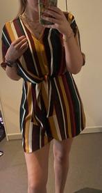 Jumpsuit gestreept bershkan 36 S oker, Bershka, Ophalen of Verzenden, Maat 36 (S), Overige kleuren