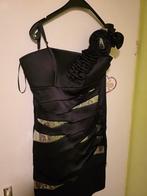 Elegante zwarte cocktailjurk, Maat 38/40 (M), Zwart, Ophalen of Verzenden, Boven de knie