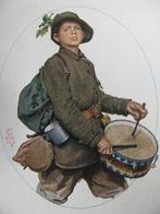 Antieke Gesign WO 1 / Wervings Kaart Vrijwilliger Rode Kruis, Verzenden, Voor 1920, Ongelopen, Overige thema's