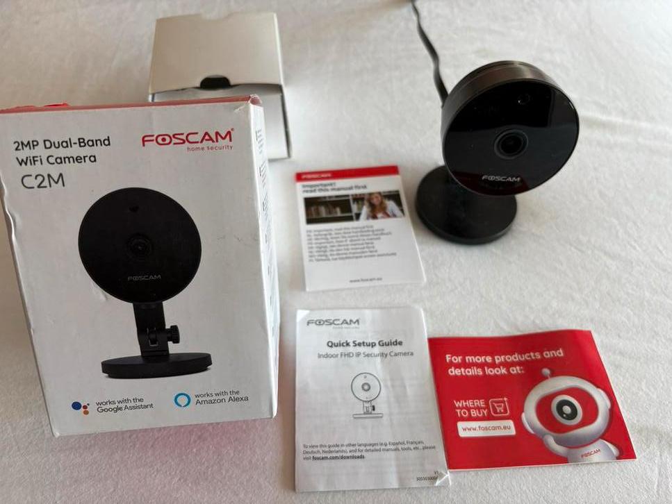 Foscam 2MP Dual-Band Wifi Camera - Beveilig uw huis!, Audio, Tv en Foto, Videobewaking, Nieuw, Binnencamera, Ophalen