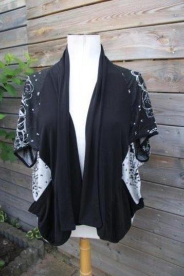 Vest Didi zwart Beige mt Xs/S Nieuw Vaste prijs beschikbaar voor biedingen