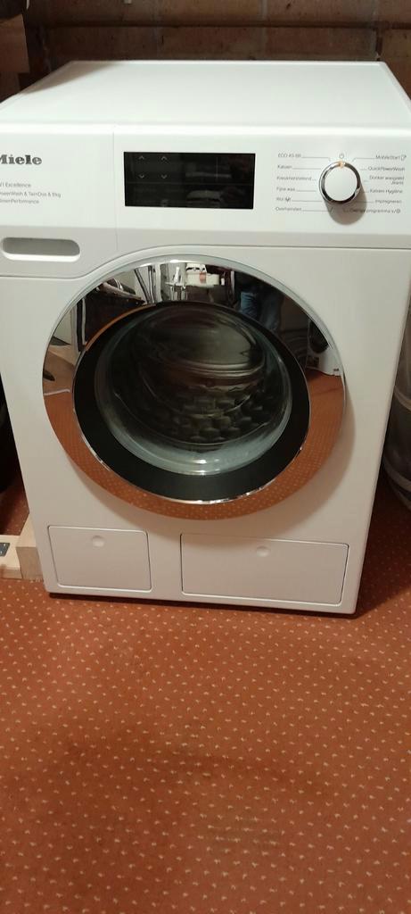 Miele wasmachine 8kg twindos, Witgoed en Apparatuur, Wasmachines, Zo goed als nieuw, 8 tot 10 kg, 85 tot 90 cm, 1600 toeren of meer