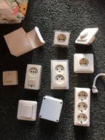 Schakelaar stopcontact doos opbouw opzet, Ophalen of Verzenden, Zo goed als nieuw