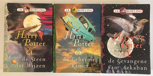 HARRY POTTER 1 t/m 3 - J. K. Rowling - PRE-MOVIE uitgave!, Boeken, Fantasy, Gelezen, Ophalen of Verzenden