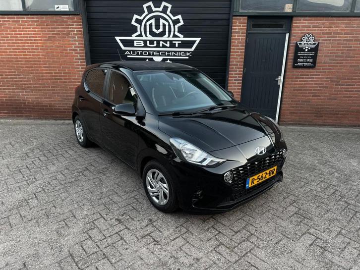 Hyundai i10 1.0i  2022 Zwart CARPLAY BTW, Auto's, Hyundai, Bedrijf, i10, Airbags, Airconditioning, Android Auto, Apple Carplay