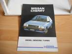Autofolder Nissan Cherry, Boeken, Auto's | Folders en Tijdschriften, Ophalen of Verzenden, Gelezen, Nissan