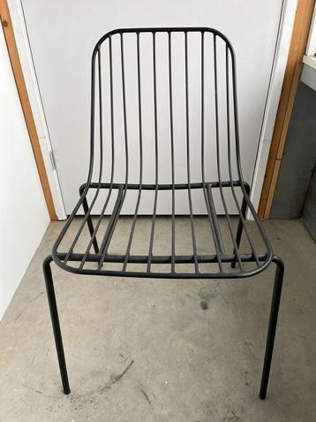 legend morris metalen draadstoel mat zwart nieuw beschikbaar voor biedingen