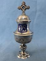 Chrismatorium in zilver - 19e eeuw, Antiek en Kunst, Antiek | Goud en Zilver, Ophalen of Verzenden, Zilver