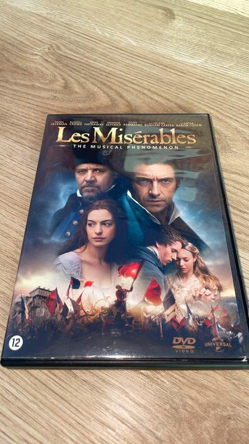 Les Miserables met Hugh Jackman en Russell Crowe., Cd's en Dvd's, Dvd's | Muziek en Concerten, Zo goed als nieuw, Ophalen of Verzenden