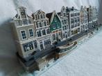 10 Amsterdamse grachten huisjes compleet, Verzamelen, Ophalen, Zo goed als nieuw