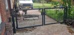 Dubbelstaaf mat inrijpoort (Nieuw), Tuin en Terras, Ophalen, Staal, 100 tot 150 cm, Nieuw