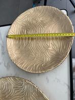 2 Gouden Wand Ornamenten Light & Living, Huis en Inrichting, Woonaccessoires | Schalen en Manden, Overige materialen, Schaal, Rond