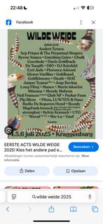 Wilde weide tickets 2 stuks, Tickets en Kaartjes, Evenementen en Festivals, Twee personen