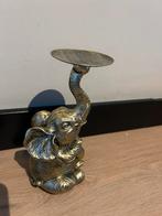 Kandelaar olifant brons- evergreen home decoration NIEUW, Nieuw, Ophalen of Verzenden, Kandelaar