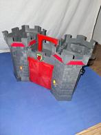 Rode kasteel koffer met poppetjes en wapens playmobil, Kinderen en Baby's, Speelgoed | Playmobil, Ophalen, Zo goed als nieuw