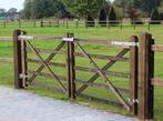 32. Houten poort | weidepoort | landhekken, Ophalen of Verzenden, Nieuw, Hout, Tuinhek