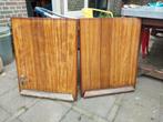 hardhouten deurstel, boven en onderdeur., Ophalen, Gebruikt, 80 tot 100 cm, Minder dan 200 cm