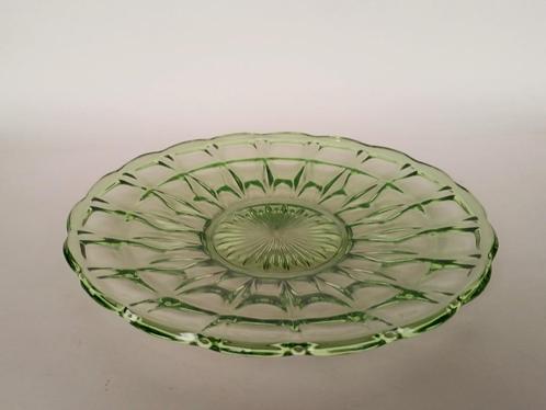 Schaal Persglas Art Deco Vintage, Antiek en Kunst, Antiek | Glas en Kristal, Ophalen of Verzenden